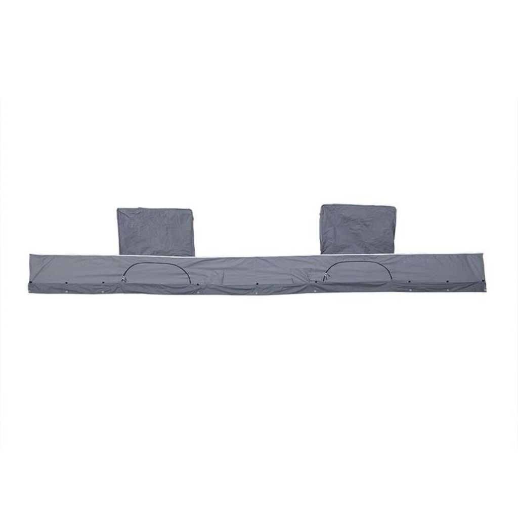 větrná tyč s úložnými prostory 580 cm polyester šedá Obrázek produktu 