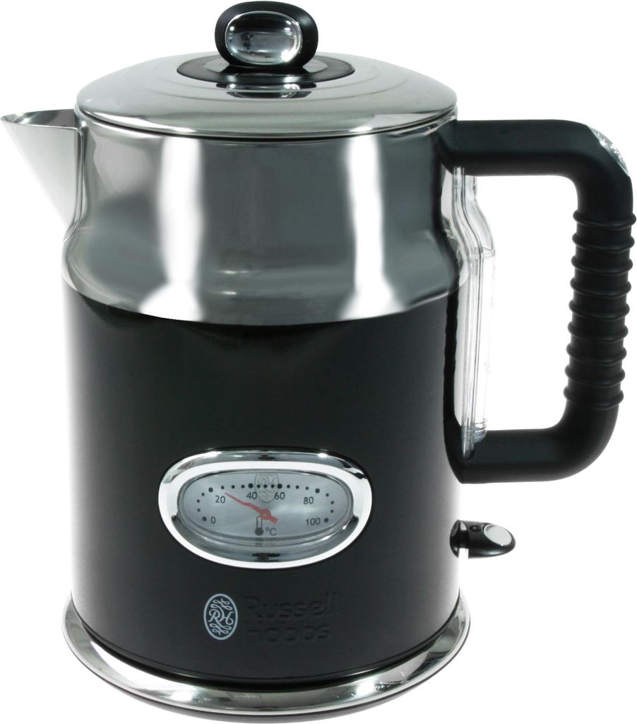 Czajnik Russell Hobbs Retro, czarny, 1,7 litra Zdjęcie produktu 