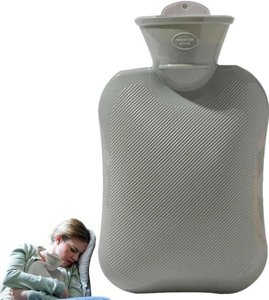 Protection bouillotte 500ml en maille douce - Maintien chaleur prolongé