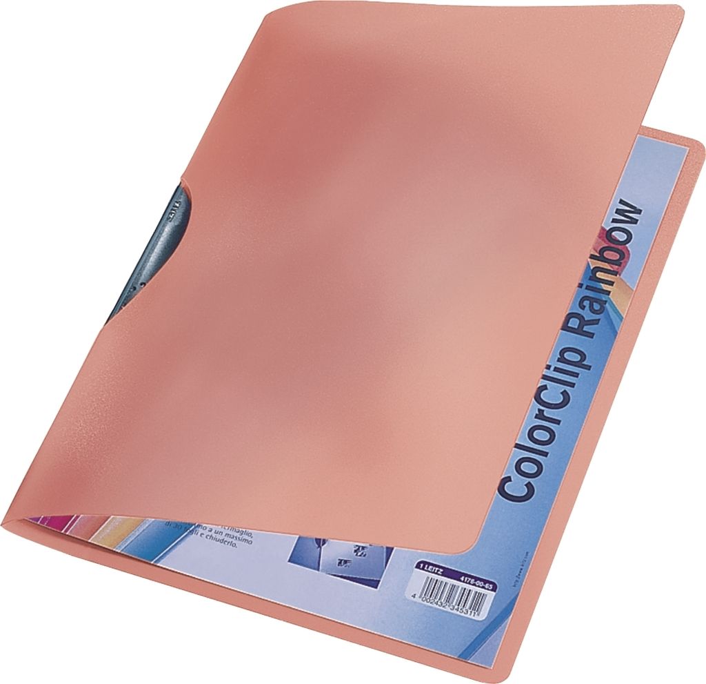 Cliphefter ColorClip Rainbow A4 ca. 30 Blatt orange Packung mit 6 Stück