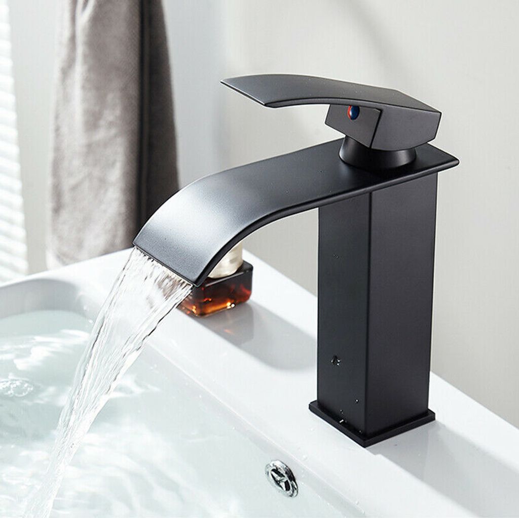 Waschtisch Armatur Wasserhahn Bad Gäste WC Mischbatterie Waschbecken Badezimmer