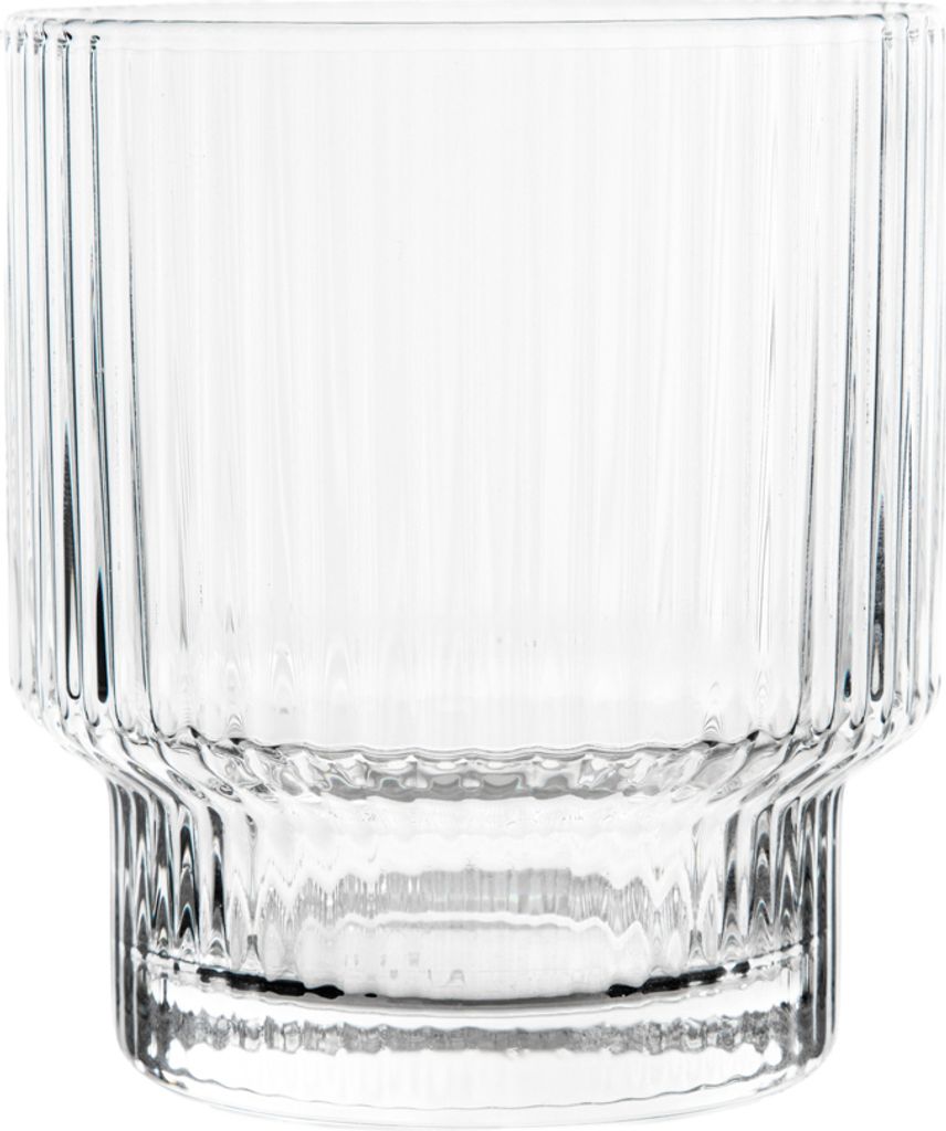 HOMLA LYNN Stapelglas transparent niedrig 0,35 l Produktbild 