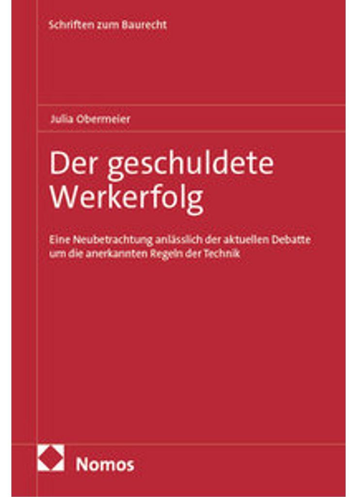 Der geschuldete Werkerfolg