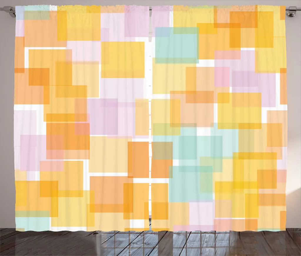 Tende Geometriche Pastello ABAKUHAUS 280x225 - Stile Urban Rustico