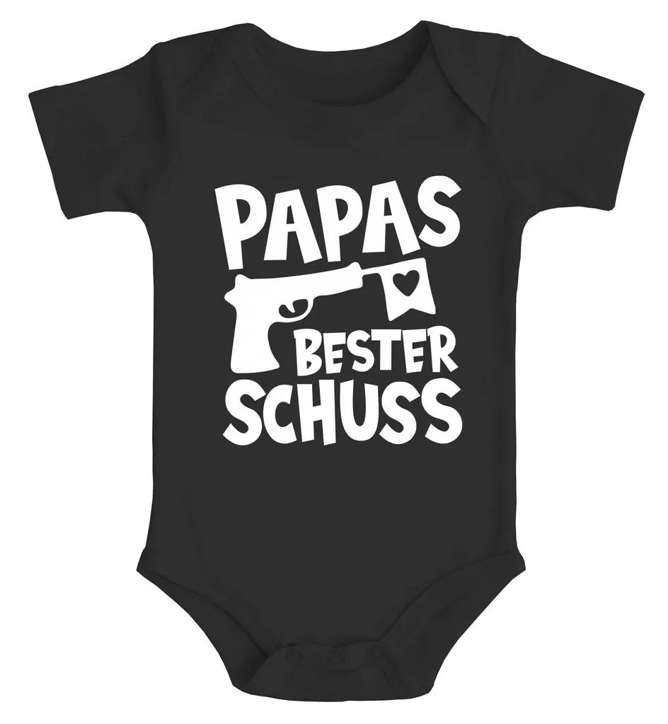 Baby Body Papas bester Schuss Pistole Herz