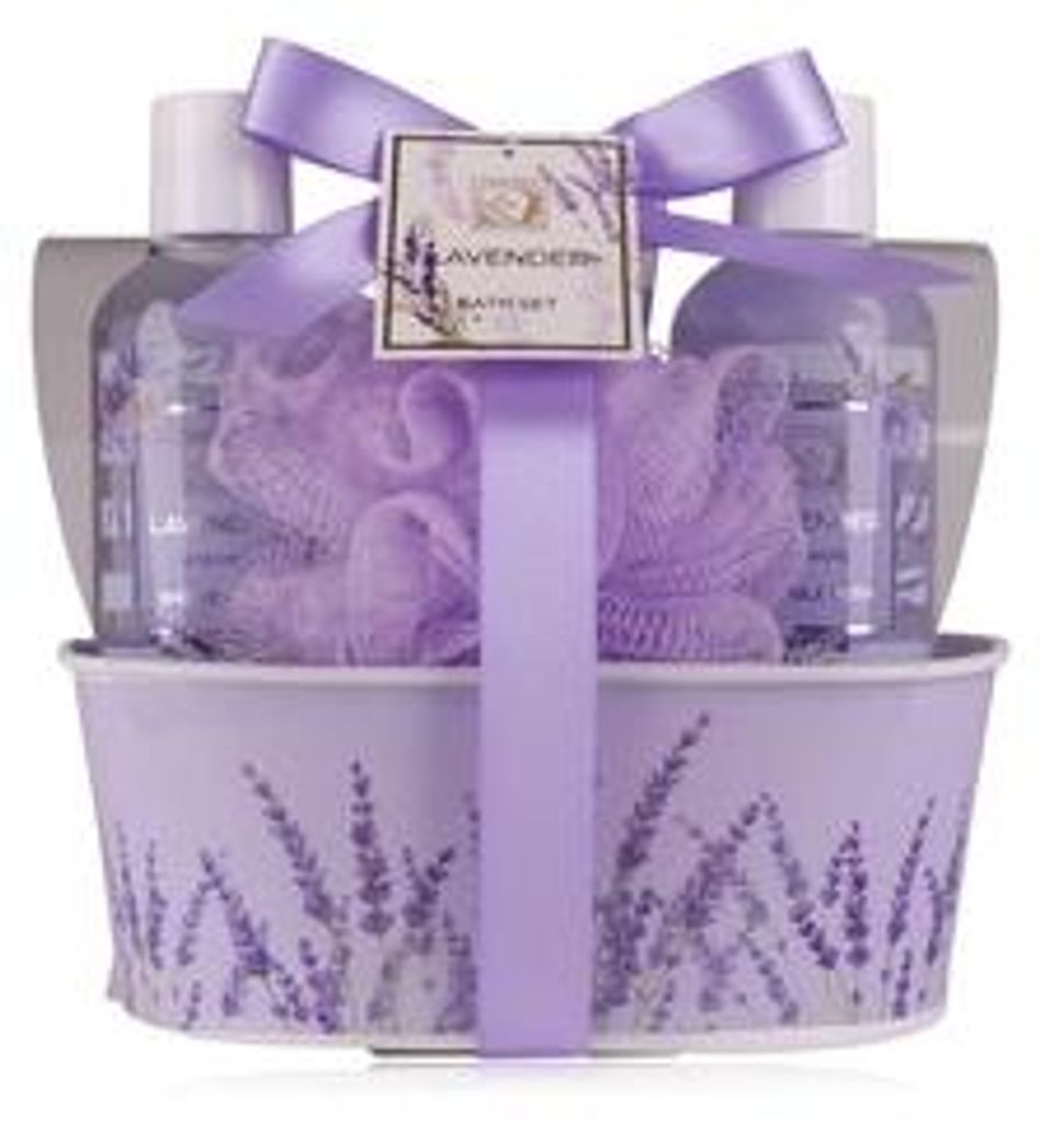 Geschenkset Badeset Pflegeset Wellness Damen Lavendel Produktbild 