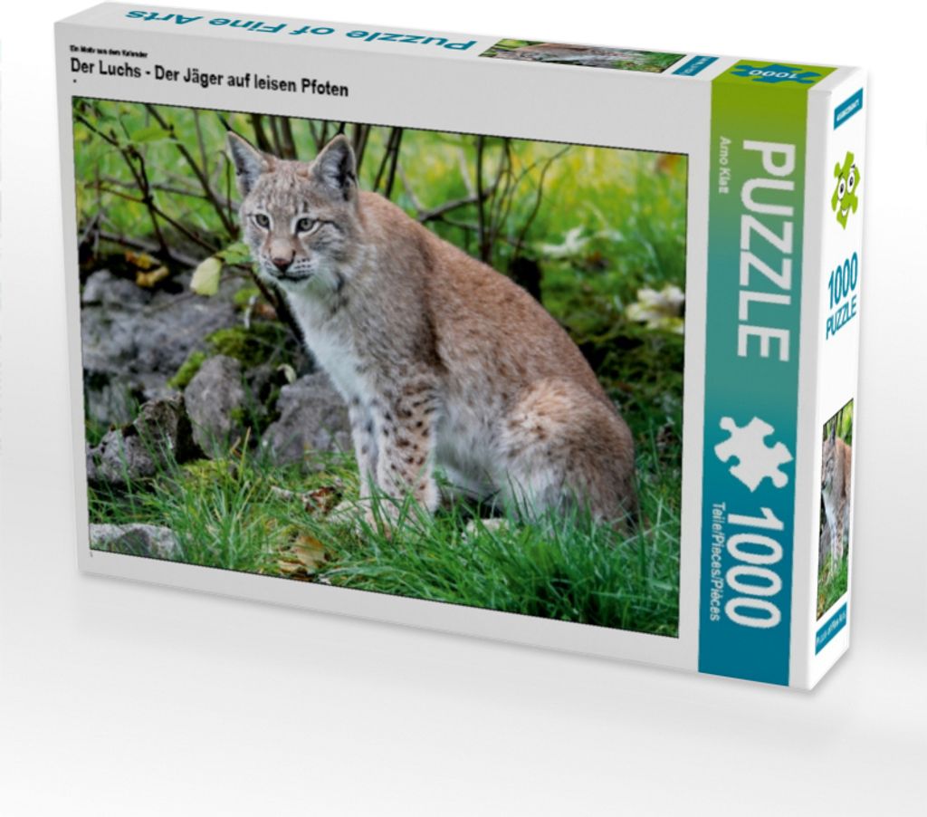 Calvendo Ein Motiv aus dem Kalender Der Luchs - Der Jäger auf leisen Pfoten 1000 Teile Puzzle quer 640x480mm, Klatt Arno; 7374166
