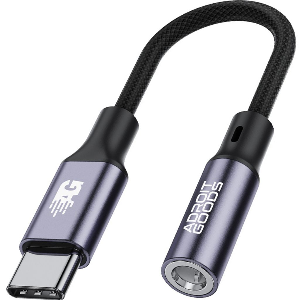 AdroitGoods USB-C auf 3.5mm Aux Adapter - Kompatibel mit Produktbild 