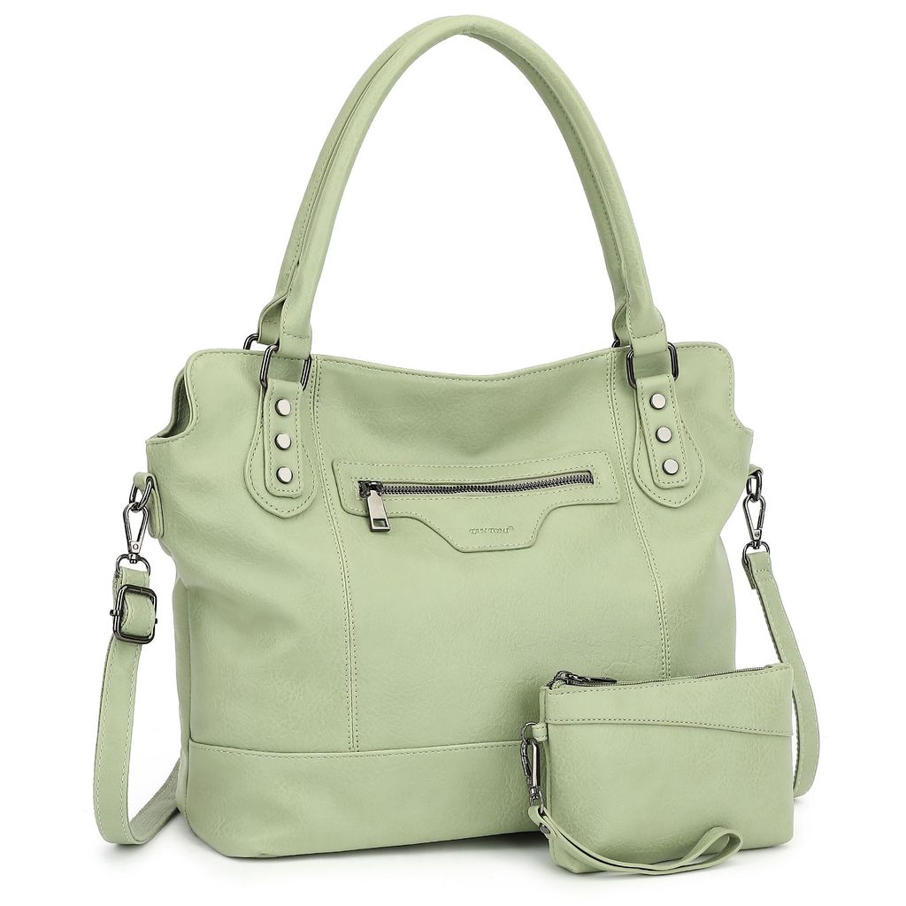 MoFut Handtaschen, Damen Shopper klassisch elegante Handtasche, Schultertaschen Schwarz, Groß Damen Handtasche, Geschenke für Frauen