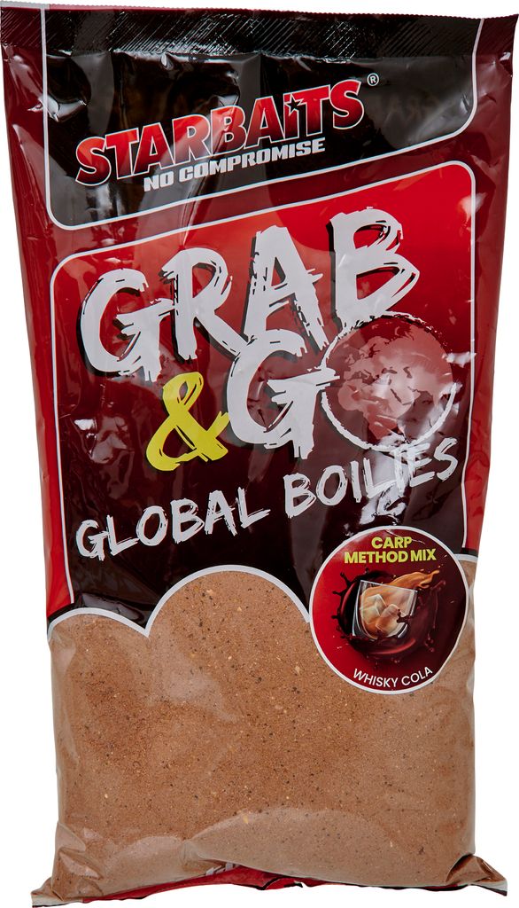 Starbaits Grab & Go Global Method Mix Angelfutter 1,8kg Whiskey Cola