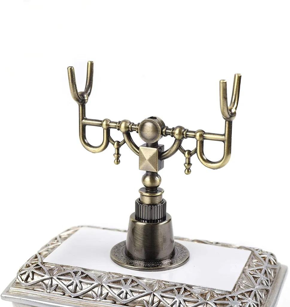 Téléphone nostalgique rétro avec cadran décoratif et sonnerie métal - 9