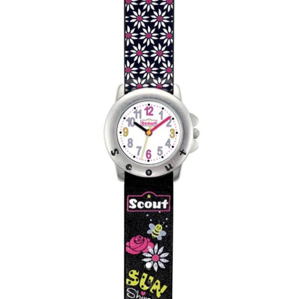 Scout Kinder Uhr Lernuhr Star Kids Blumen Mädchenuhr Produktbild 