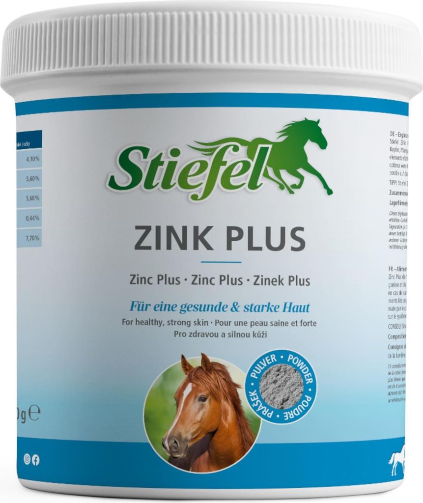 Stiefel Zink Plus Complément alimentaire pour chevaux Image du produit 