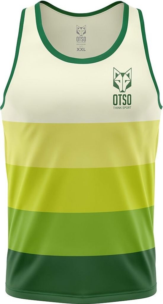 Otso S/manga Singlet Verde ärmelloses T-shirt L Mann L