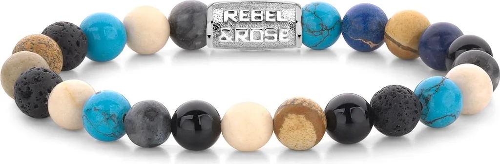 Accessoire mode homme Summer Breeze Rebel & Rose RR-80064-S bracelet 19cm