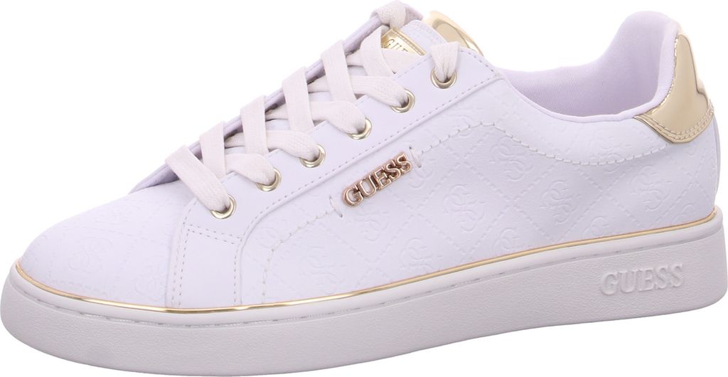 Guess Damen Schnürer FL5BEK FAL12 WHITE Farbe:Weiß Größe: Produktbild 