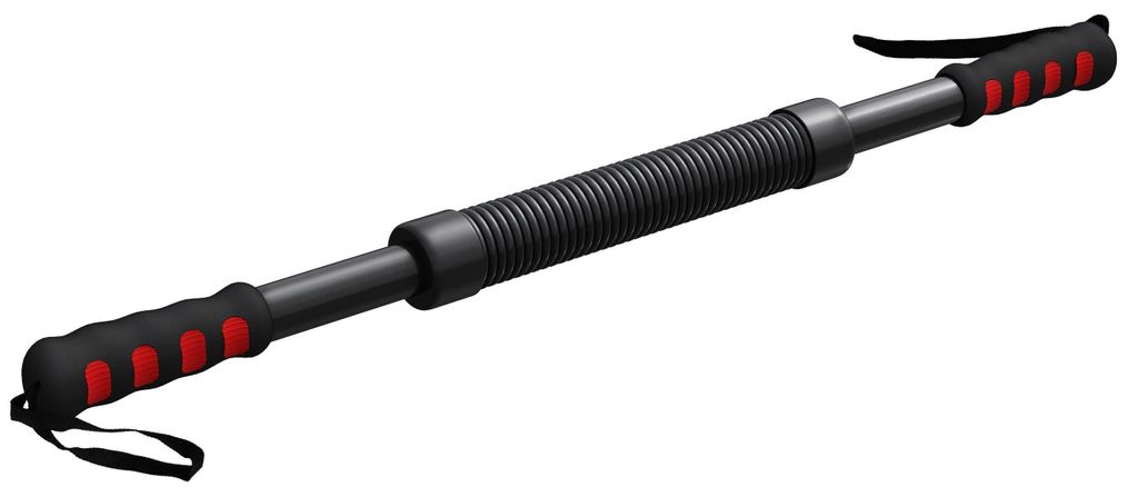 Physionics® Biegehantel - 30kg, Stahl, Schwarz, für Arm und Produktbild 