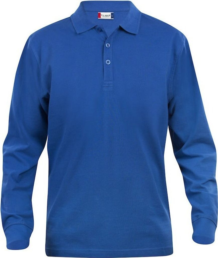 Clique - "Classic Lincoln" Poloshirt für Herren Langärmlig UB715 (S) (Königsblau)
