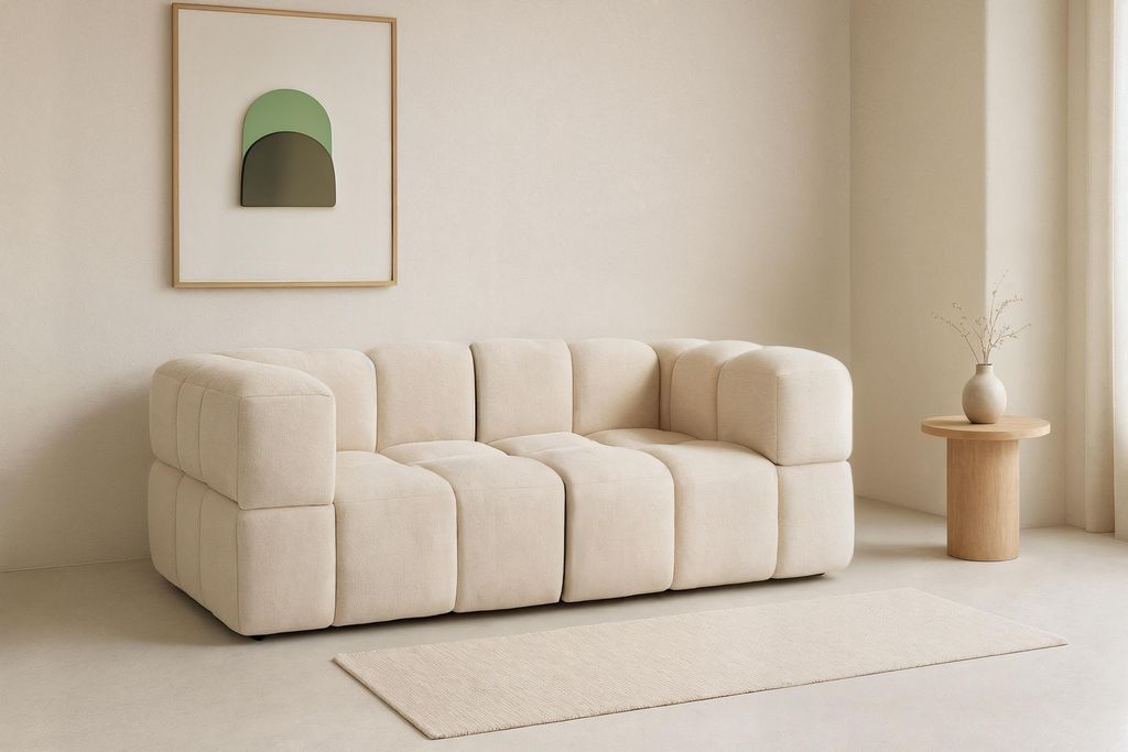Zweisitziges Modulares Sofa Clixi 190 Cm Für Das Wohnzimmer Bouckle-Federn