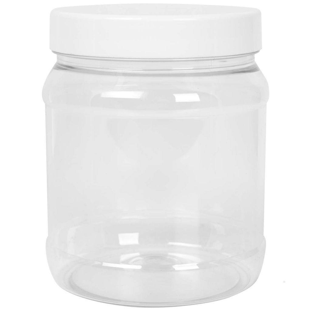 Rundglas mit Deckel, Gewinde 100/400, transparent, 1000ml