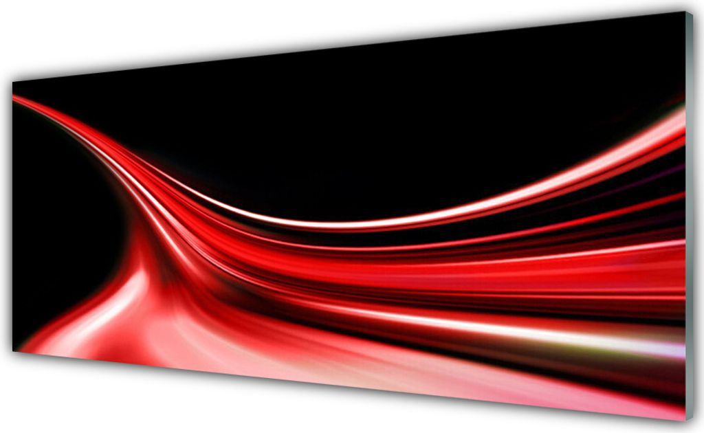 Acrylglasbilder 125x50 Wandbild Druck Abstrakte Linien Kunst