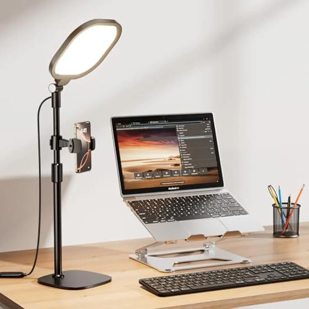 Lampada da Tavolo LED Design Metallo - Luce Professionale Protezione Occhi