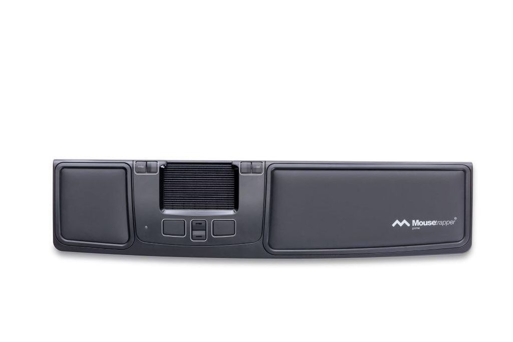Mousetrapper Prime, Bluetooth + USB Type-A, 2000 DPI, Schwarz, Grau
