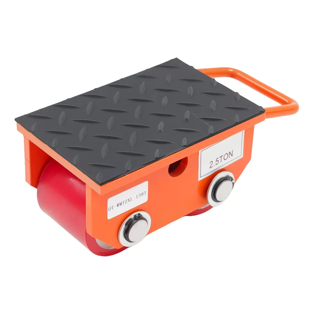 Roulettes industrielles 2,5T en Acier - Chariot de transport durable