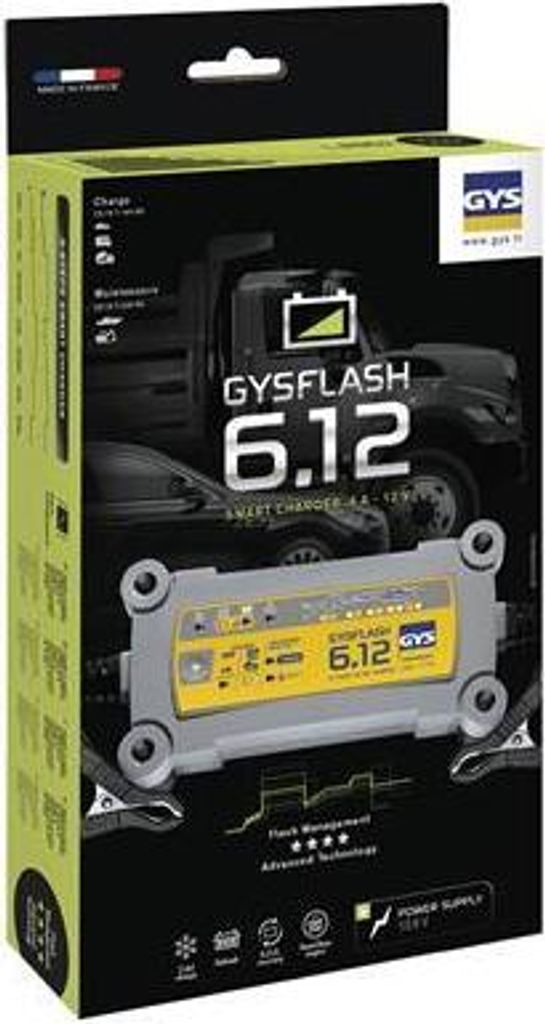 GYS FLASH 6.12 029378 Automatikladegerät 12 V 6 A (029378) Produktbild 7