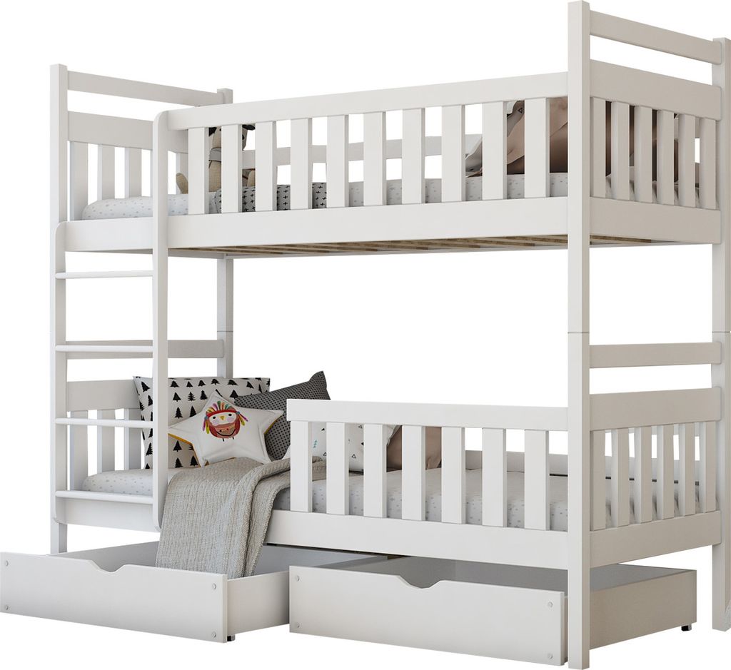 MIRJAN24 Etagenbett mit Stauraum Monika, Jugendbett mit Produktbild 