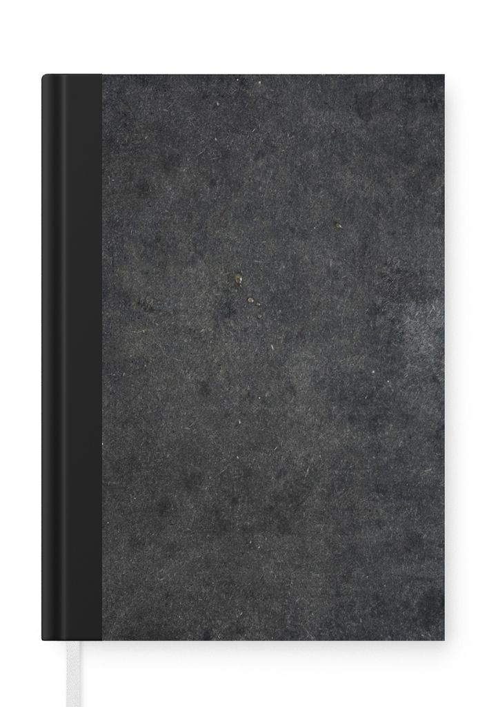 MuchoWow Notizbuch Tagebuch Haushaltsbuch Notebook A5 Industriell - Schiefer - Grau - Strukturiert - Beton - Notizblock - Notizheft - Notebook - ...