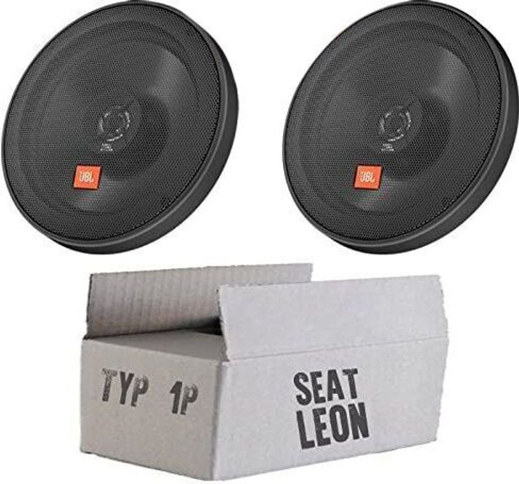JBL STAGE2 624 | 2-Wege | 16,5cm Koax Lautsprecher - Einbauset passend für Seat Leon 2 1P - justSOUND