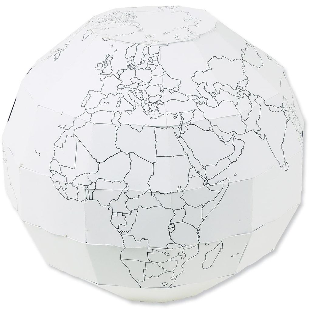 Kartonbausatz Globus Bastelset Produktbild 