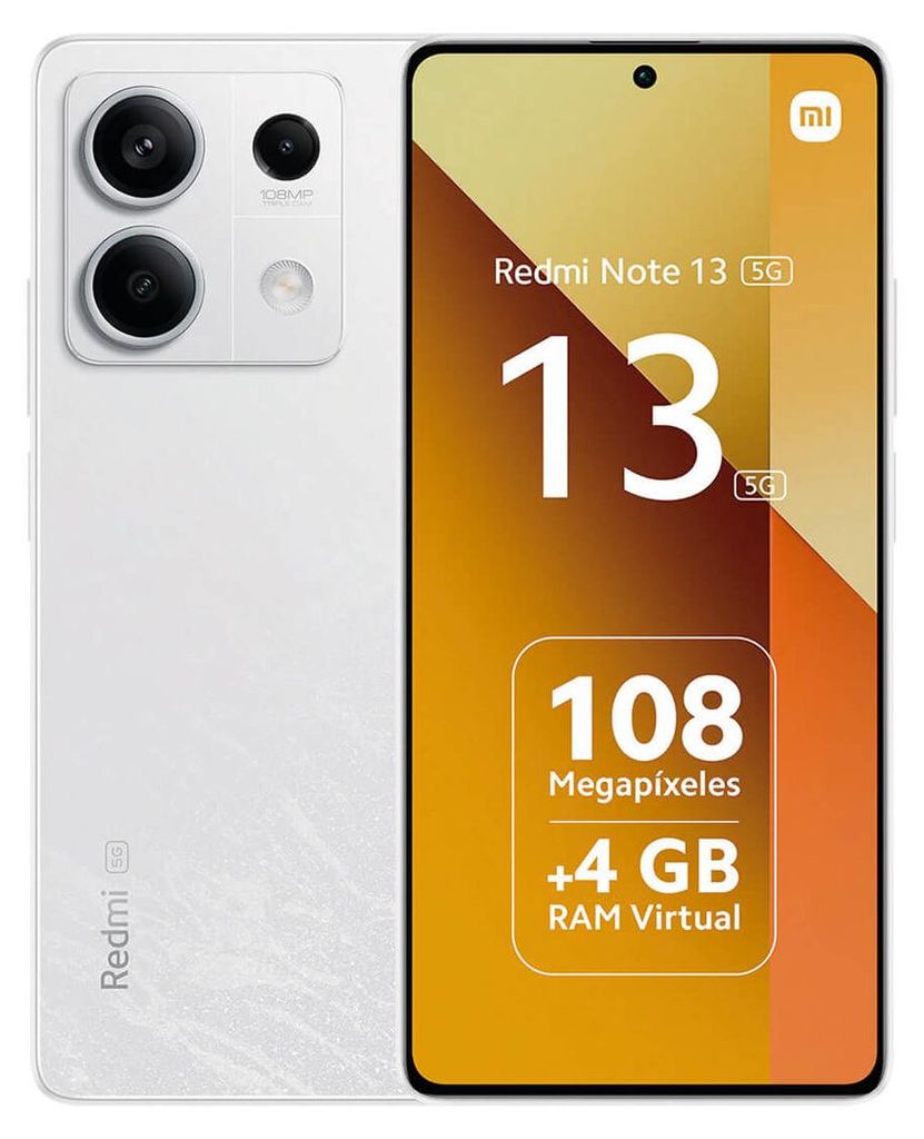 Xiaomi Redmi Note 13 5G Dual-SIM 128 GB weiß Produktbild 