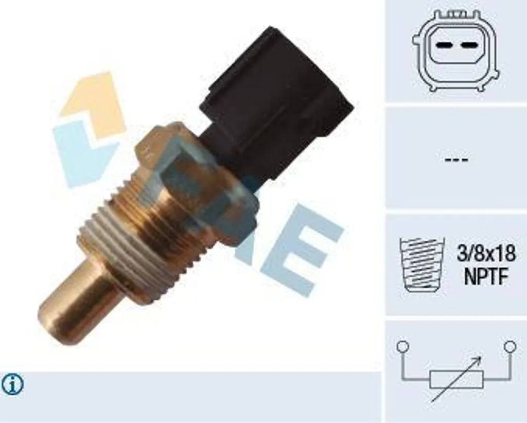 FAE 33335 Sensore Temperatura Liquido Raffreddamento 13621486698 per Ducato