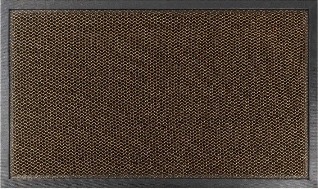 Primaflor Schmutzfangmatte BLITZ 3D Gold 40x60cm - 2 Farben - Strapazierfähige Türmatte, Rutschfeste Sauberlaufmatte, Fußmatte