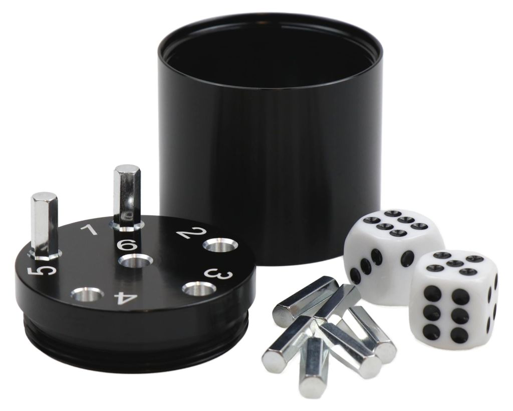 BestSaller 3003 SUPER SIX, gioco di dadi in alluminio, Immagine del prodotto 