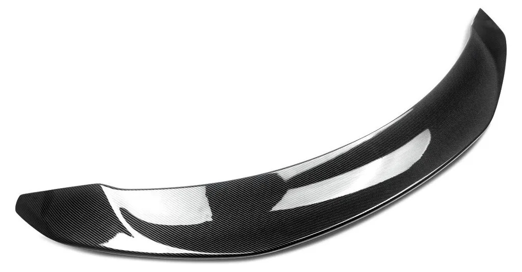 Spoiler de coffre aspect carbone style en V pour berline et coupé - 4