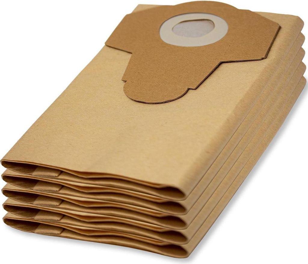 Papierbeutel Papierfilterbeutel 5er Set passend für Nass-Trockensauger TC-VC 1812 S