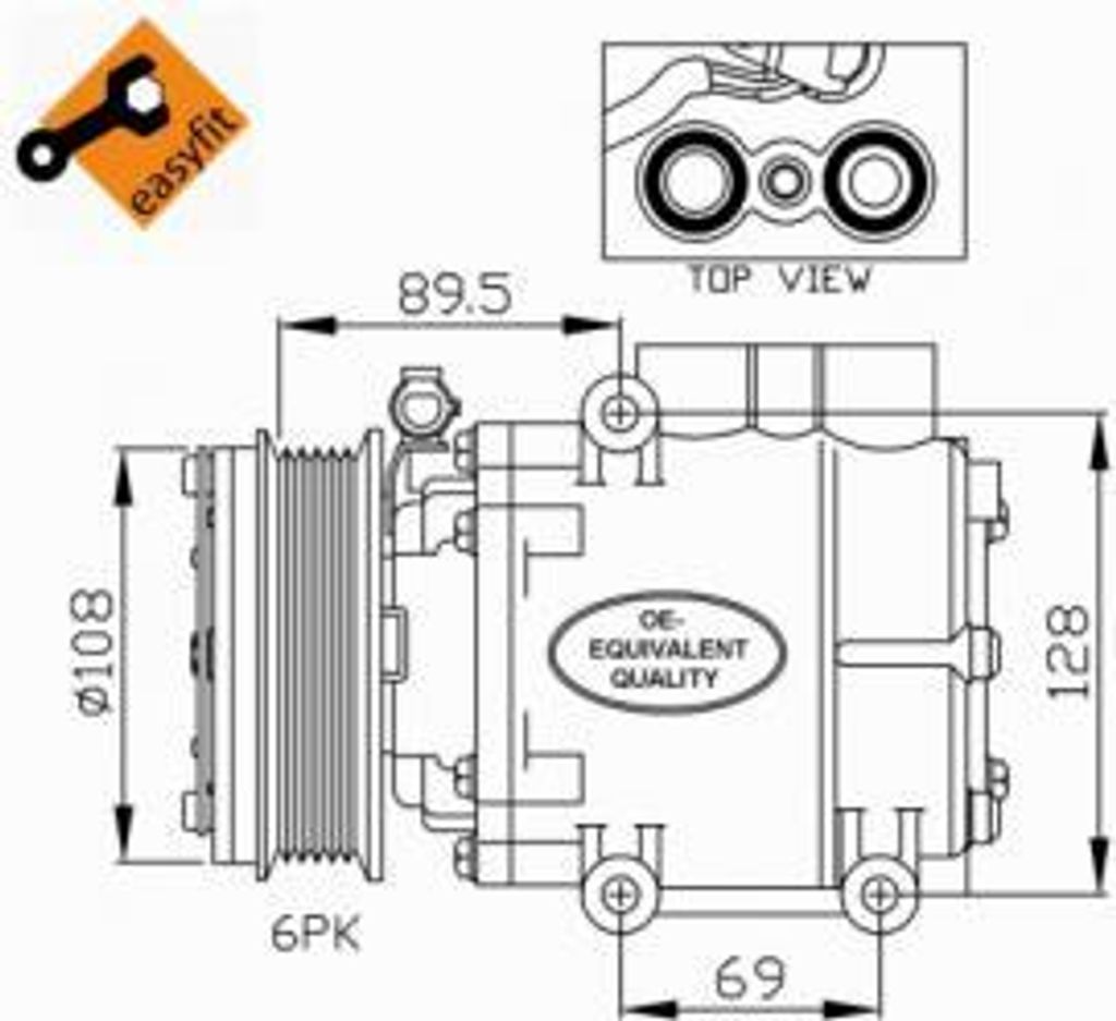 NRF Kompressor, Klimaanlage 32248