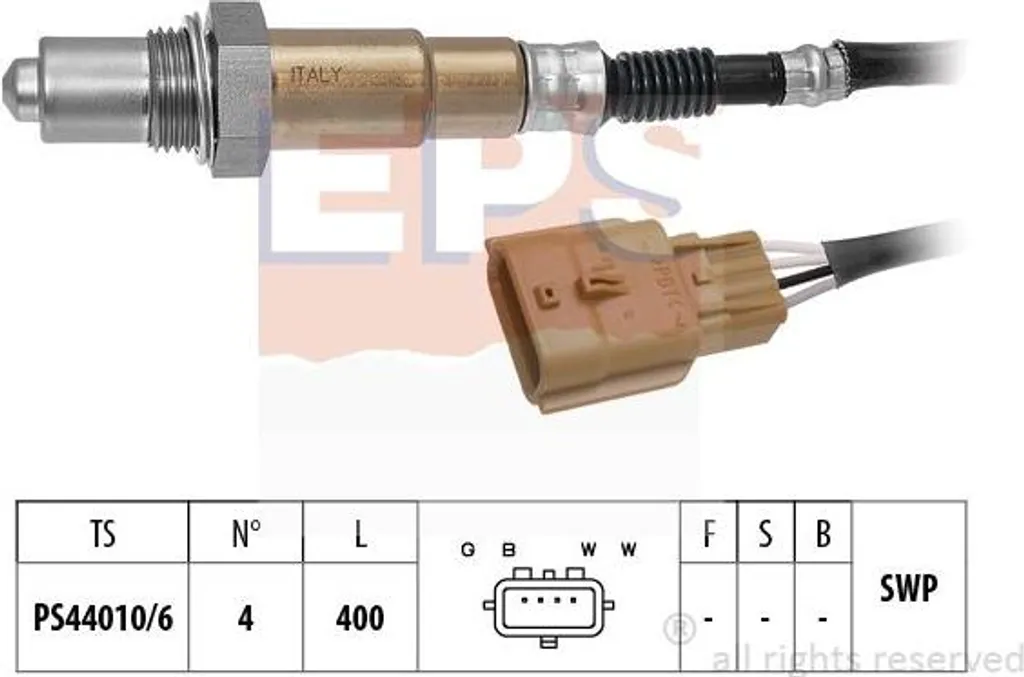 Sonde lambda pour remplacer un capteur d'échappement défectueux