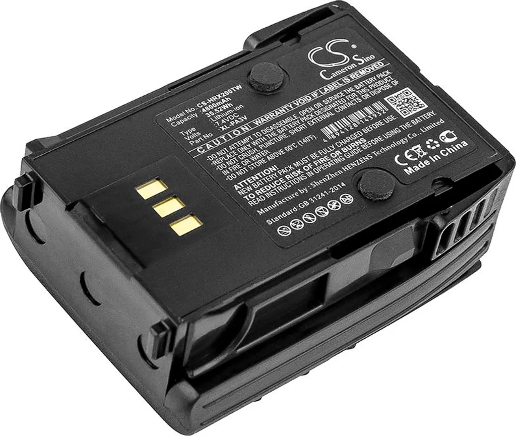 Batterie pour radio Harris XL-200P, idéale pour longues journées