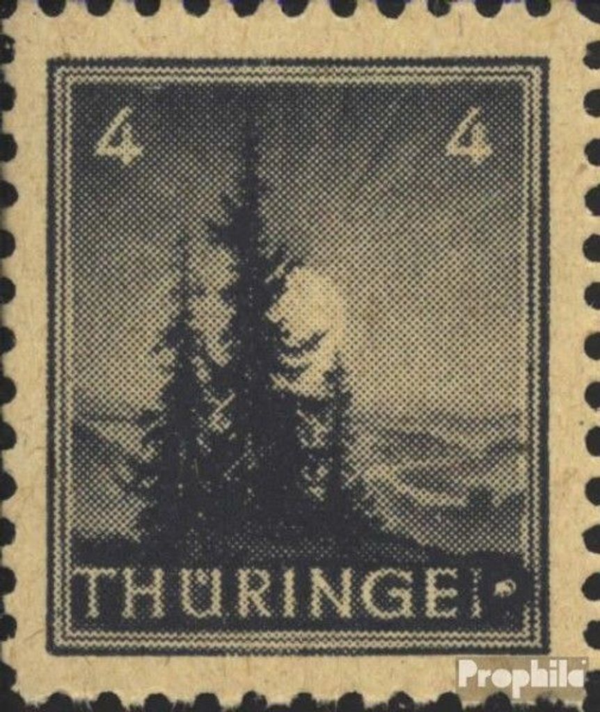 Briefmarken Sowjetische Zone (All.Bes.) 1945 Mi 93III, Produktbild 