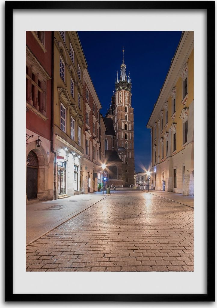 Bild - Bilderrahmen - Foto - 70 cm x 100 cm - MDF - Rahmen - Wandkunst - Krakau Polen