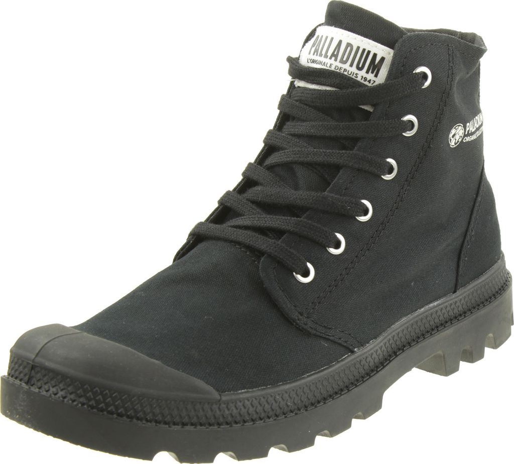 PALLADIUM Uni HI ORGANIC II Boots Stiefelette 77100 Schwarz, Schuhgröße:44.5 EU