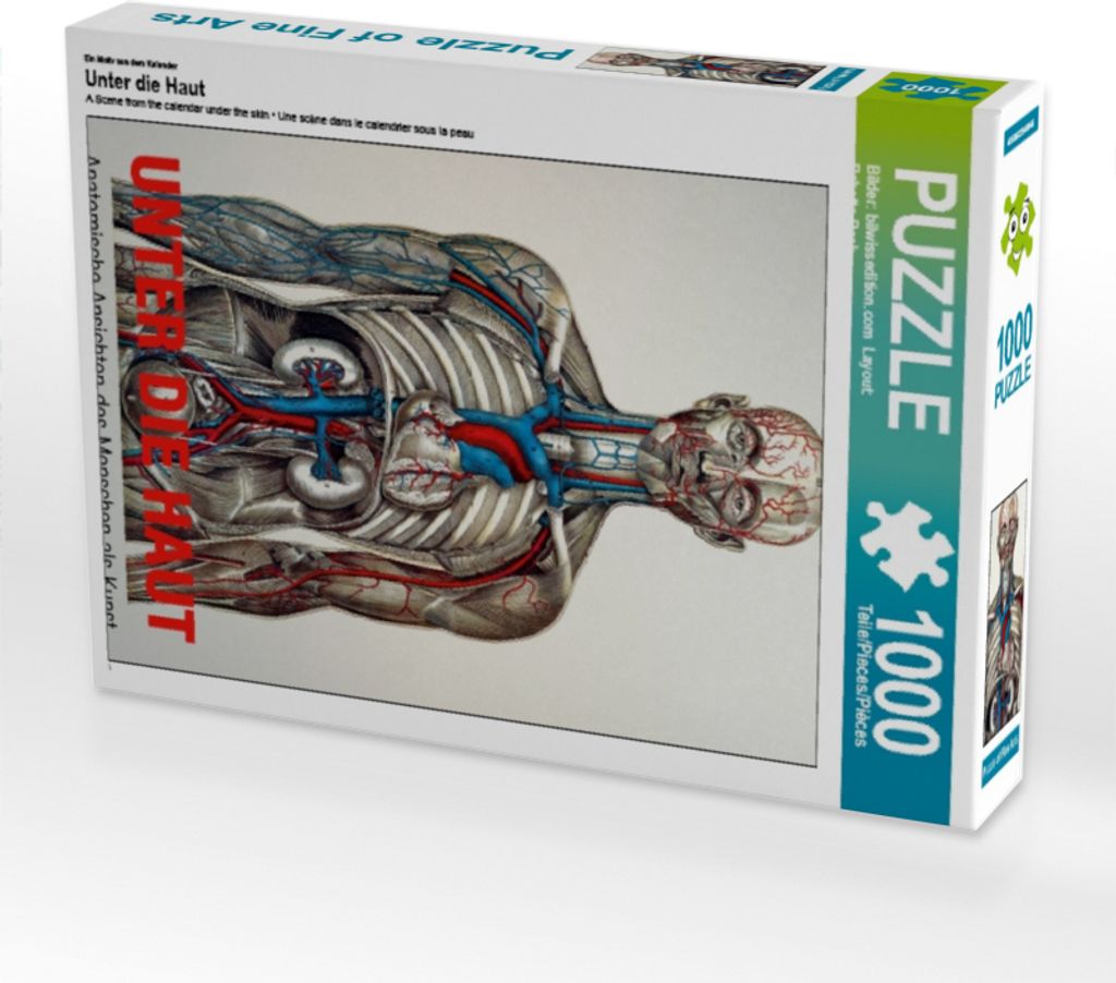 Calvendo Ein Motiv aus dem Kalender Unter die Haut 1000 Teile Puzzle hoch 480x640mm, bilwissedition.com Layout: Ba; 7342827