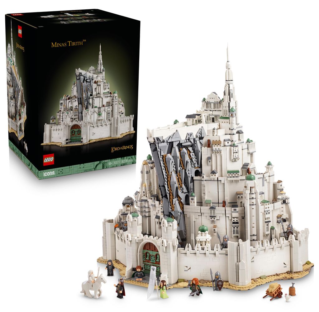 LEGO Icons Der Herr der Ringe: Minas Tirith - 3D Mittelerde Produktbild 
