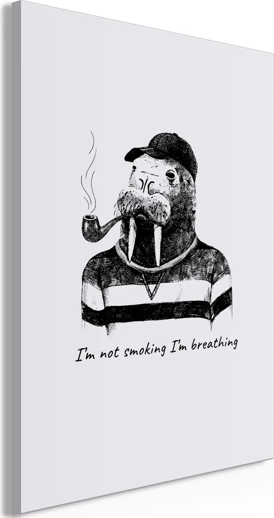 Quadro Scimmia Ironica g-C-0140 - Tela Premium 40x60 cm Verticale