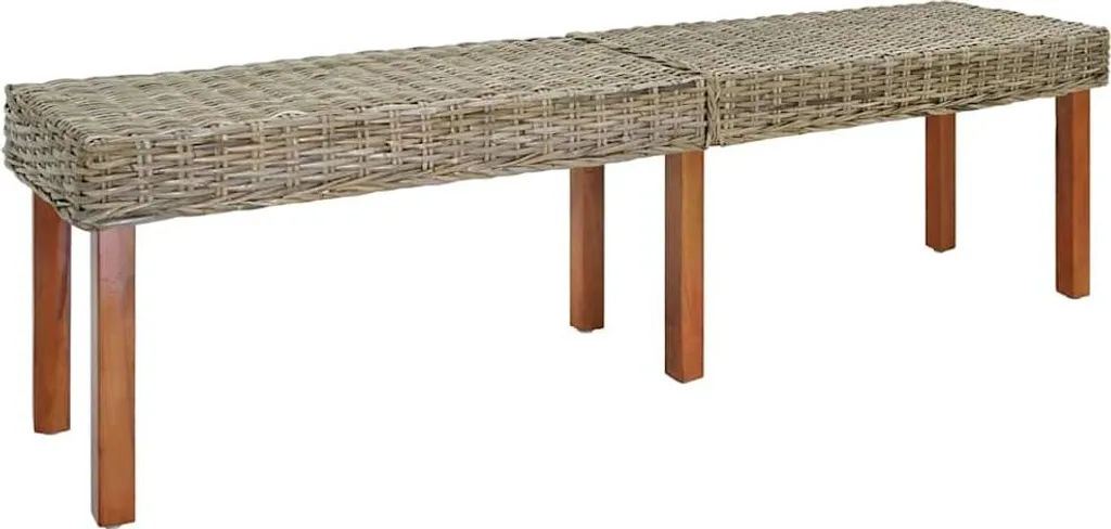 Banc massif 160cm bois de mangue : fini le manque de place à table !