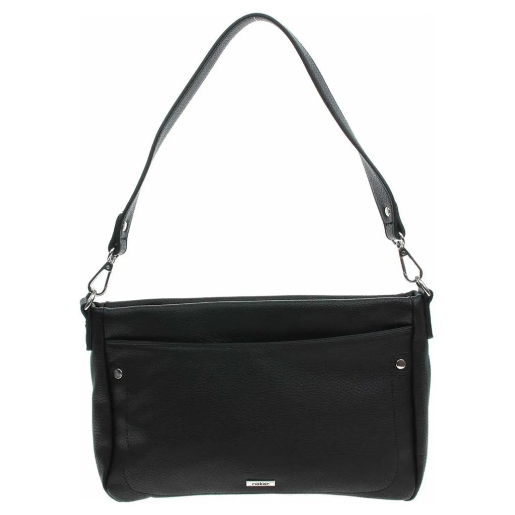 Sac bandoulière Rieker H1641 noir pour voyage et sorties citadines